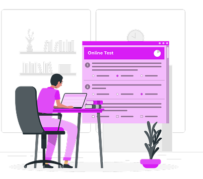 Developer at computer